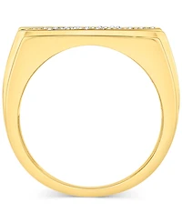 Men's Diamond Diagonal Row Nugget Ring (1 ct. t.w.) in 10k Gold