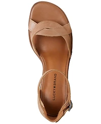 Lucky Brand Women's Sarwa Ankle Strap Dress Sandals