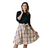 Hope & Henry Women's French Skater Dress