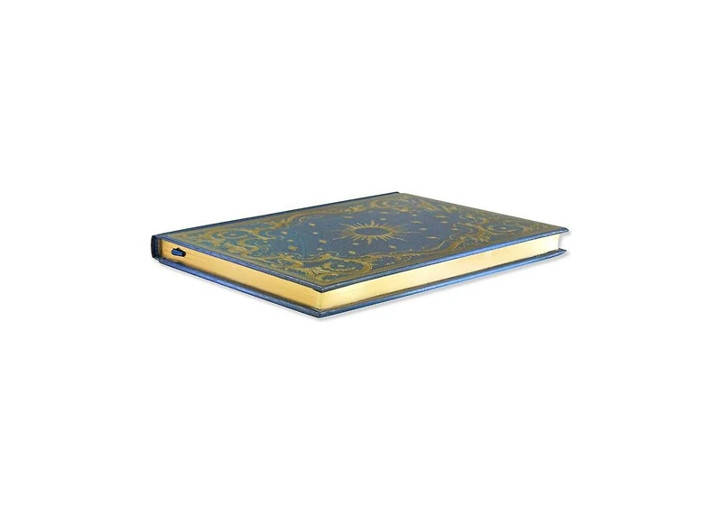 Celestial Blue and Gold Embossed Paper Bound Journal (6" x 8") by Peter Pauper Press