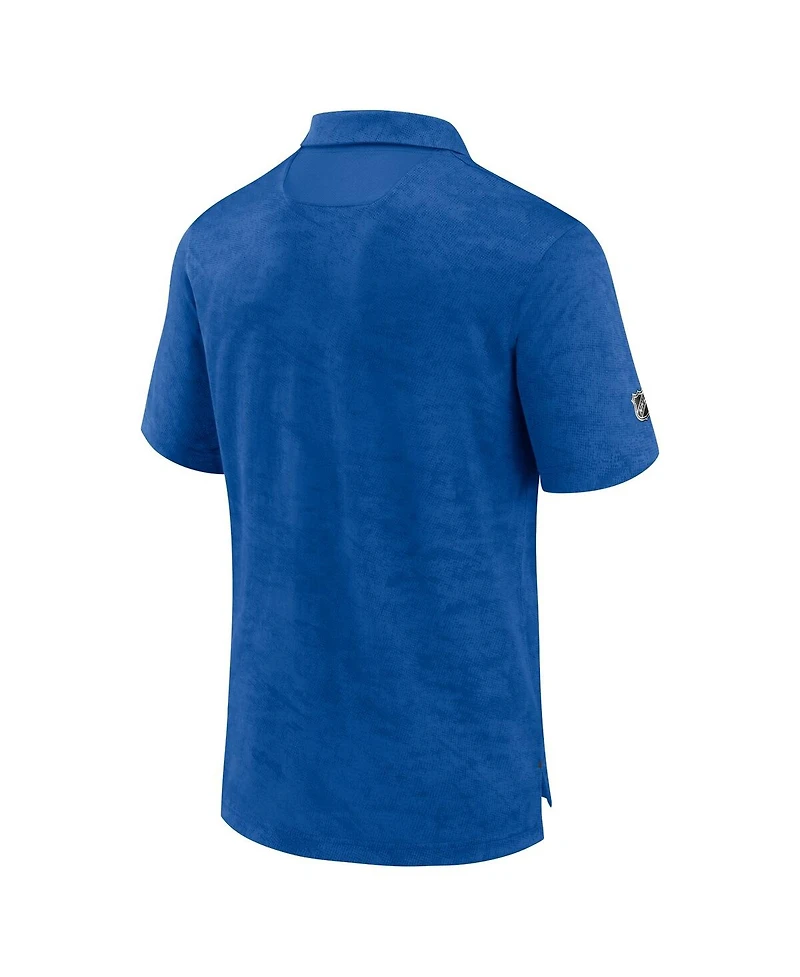 Men's Fanatics Royal New York Islanders Authentic Pro Rink Polo Shirt
