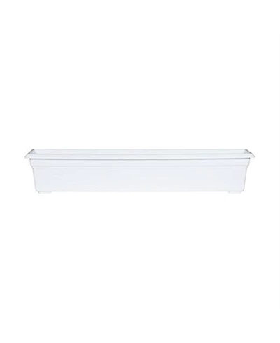 Novelty (#16362) Countryside Flower Box Planter, White - 36"