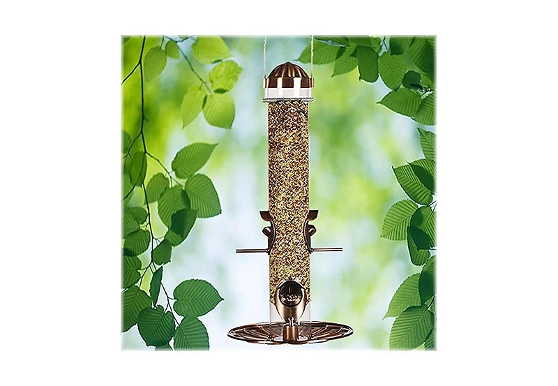 Perky-Pet 385-2 2-in-1 Wild Bird Seed Tubular Feeder 1 Pound Capacity