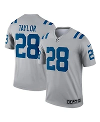 Men's Nike Jonathan Taylor Gray Indianapolis Colts Inverted Legend Jersey