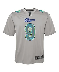Big Boys Nike Matthew Stafford Gray Los Angeles Rams Atmosphere Game Jersey