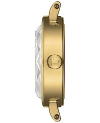 Tissot Women's Swiss Lovely Green Leather Strap Watch 20mm