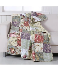 Greenland Home Fashions Blooming Prairie Throw, 50" x 60"