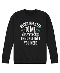 Airwaves Men's Being Related To Me Fleece T-shirt