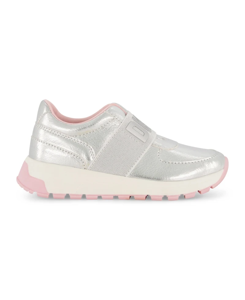 Dkny Little Girls Danni Empress Metallic Slip On Sneaker