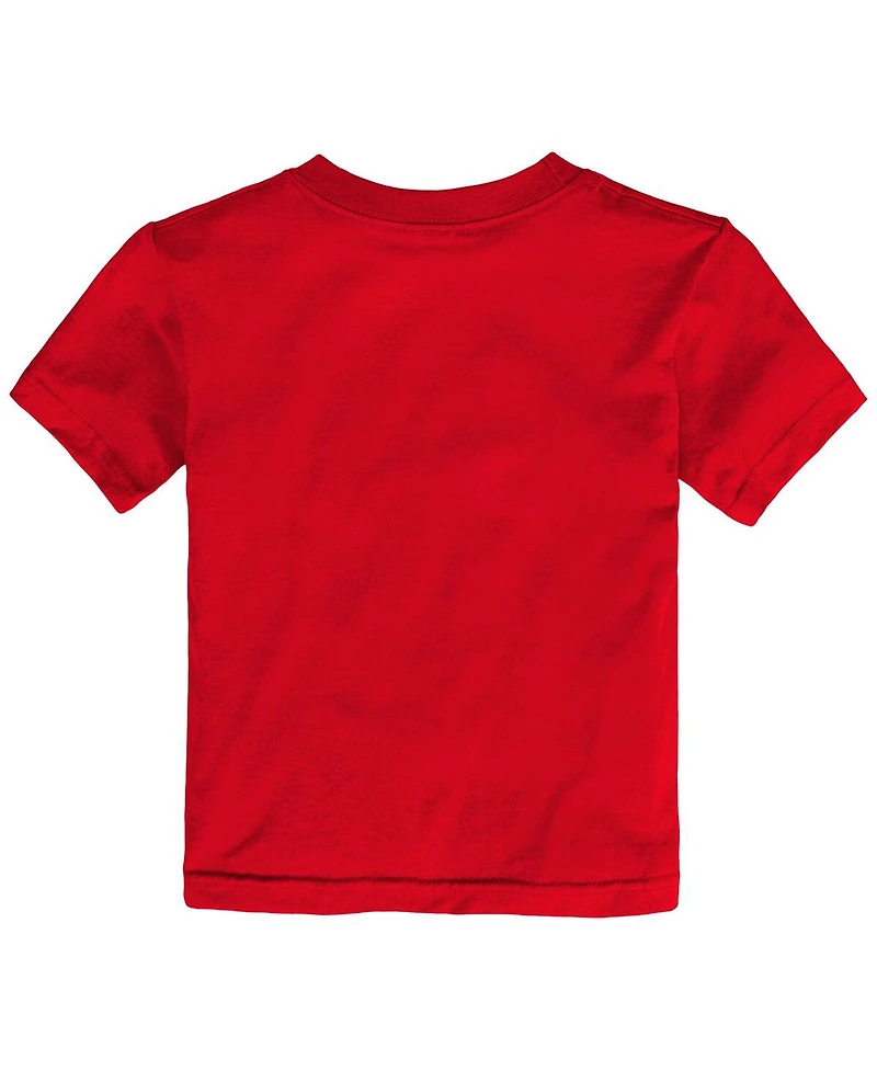 Toddler Boys and Girls Nike Red Philadelphia Phillies 2022 World Series Authentic Collection Dugout T-shirt