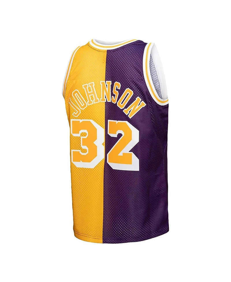 Men's Mitchell & Ness Magic Johnson Purple