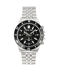 Mathey-Tissot Men's Expedition Chronograph Collection Stainless Steel Bracelet Watch, 43mm