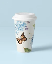 Lenox Butterfly Meadow Blue Thermal Travel Mug