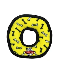 Tuffy Medium Ring Yellow Bone, Dog Toy