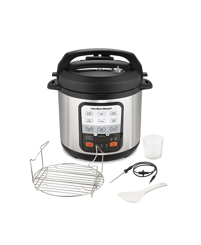Hamilton Beach Precision Pressure Cooker 6 Quart Capacity - 34506