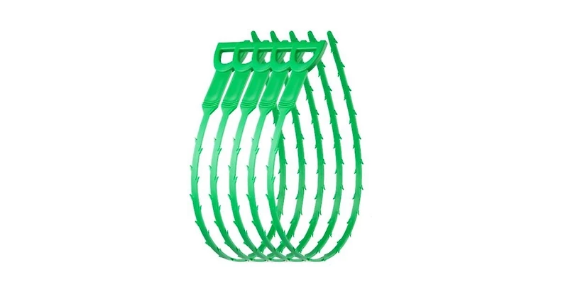 20-Inch Plumbing Snake Drain Clog Remover - 5 Pack