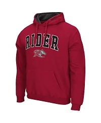 Men's Colosseum Cranberry Rider Broncs Arch & Logo Pullover Hoodie