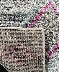 Safavieh Adirondack Light Gray and Red 8' x 10' Area Rug
