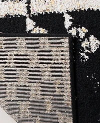 Safavieh Adirondack 202 Black and Light Gray 9' x 12' Area Rug