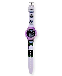 Buzz Lightyear Unisex White Silicone Strap Led Touchscreen Watch