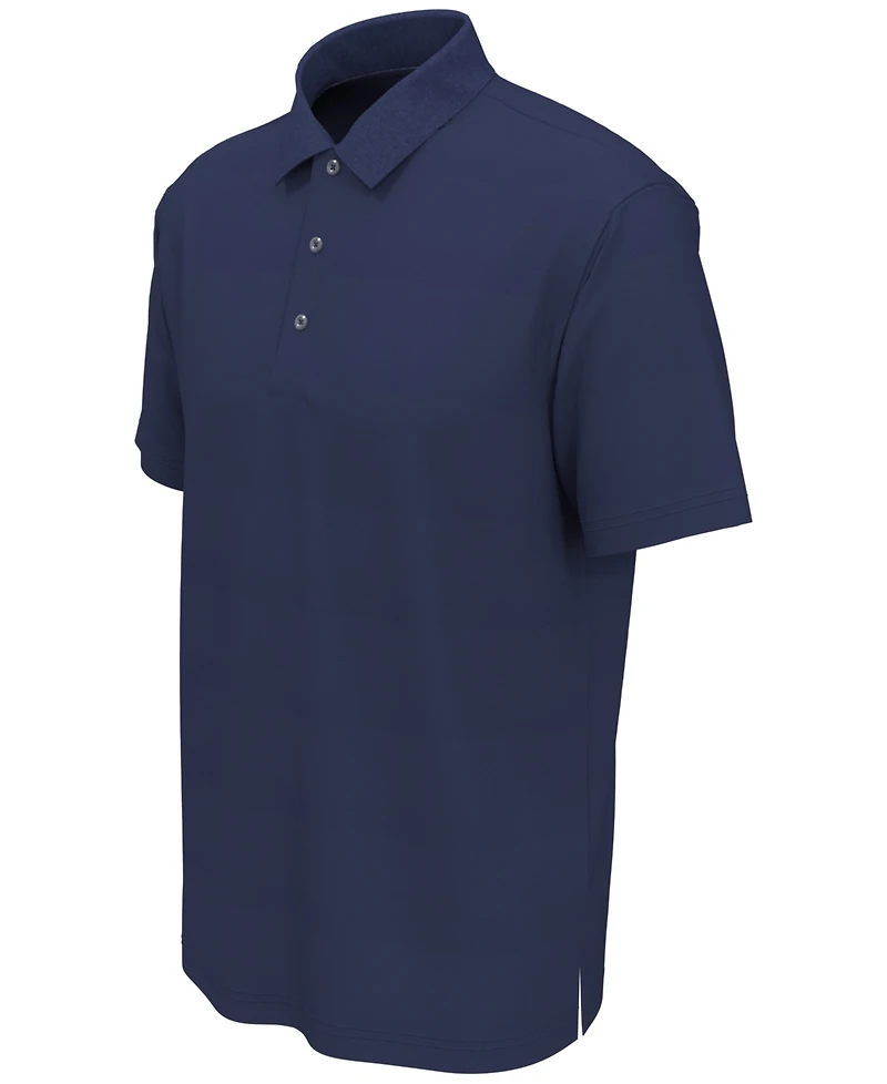 Pga Tour Men's Big & Tall AirFlux Solid Mesh Golf Polo