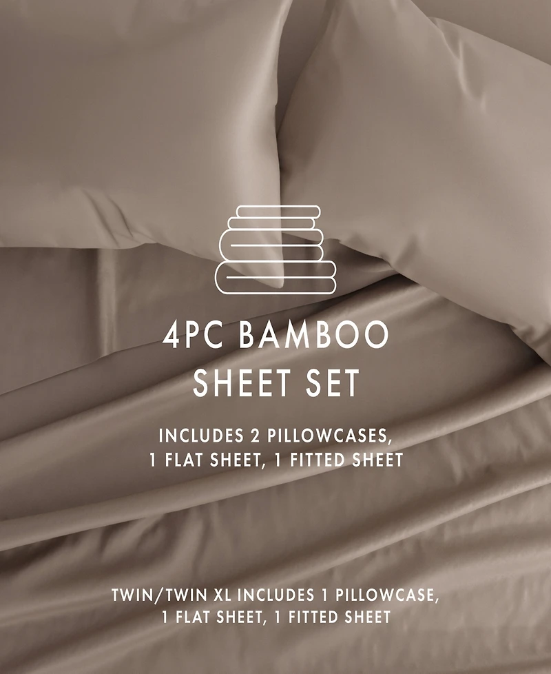 ienjoy Home Luxury Rayon from Bamboo 4-Pc. Sheet Set