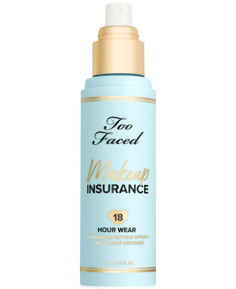 Too Faced Makeup Insurance Longwear Setting Spray + Blue Light Defense