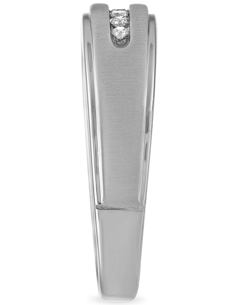 Men's Diamond Band (1/10 ct. t.w.) 10k Yellow Gold or White