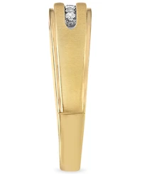 Men's Diamond Band (1/10 ct. t.w.) in 10k Yellow Gold or 10k White Gold