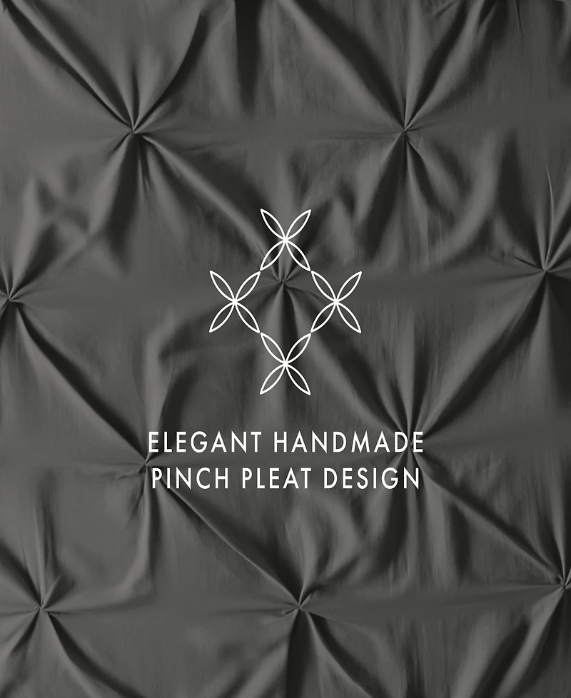 ienjoy Home Ultra Soft 2-Pc. Pinch Pleat Duvet Cover Set, Twin/Twin Xl