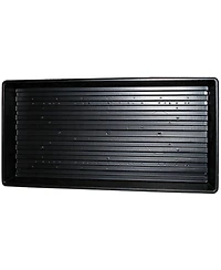 Jiffy Tray Plastic Plant Tray, 11 x 22, Black