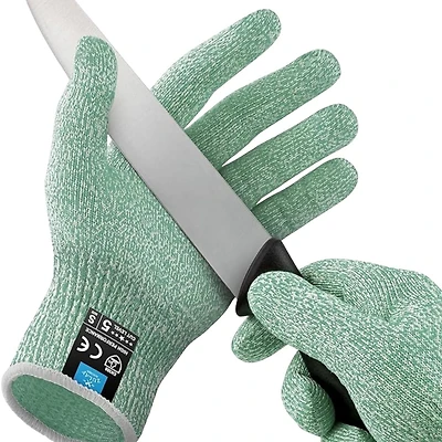 Cut Resistant Gloves Food Grade Level 5 Protection - Comfortable Safety Work