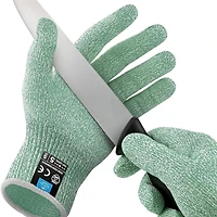Cut Resistant Gloves Food Grade Level 5 Protection - Comfortable Safety Work