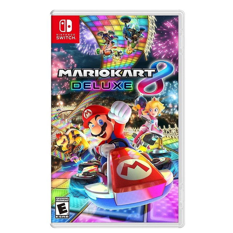 Mario Kart 8 Game and Game Caddy for Nintendo Switch