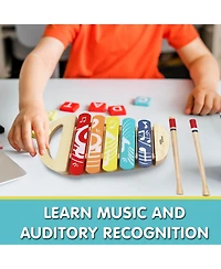 Leo & Friends Wooden Rainbow Xylophone