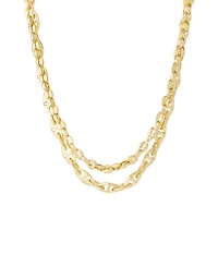 Ettika Golden Rays Necklace Set in 18K Gold Plating, 2 Piece