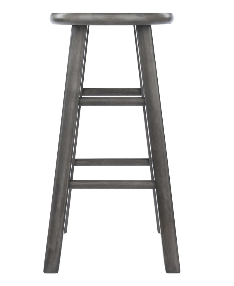 Winsome Ivy 24.2" Wood Square Leg Counter Stool