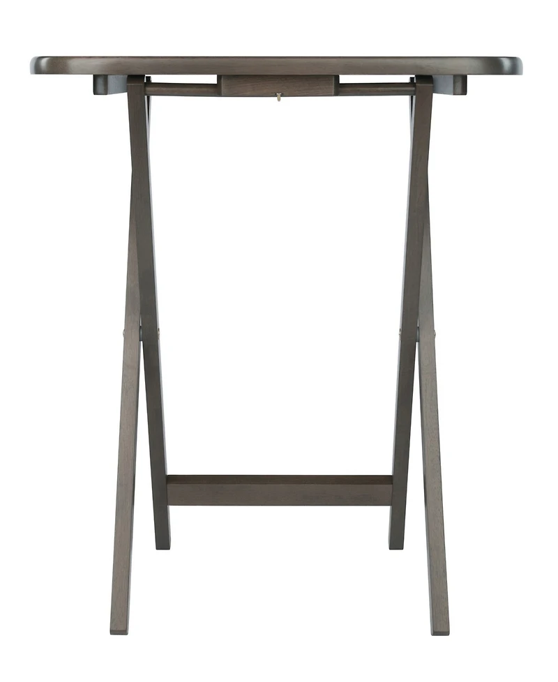 Winsome Lucca 5-Piece Wood Snack Table Set
