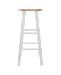 Winsome Element 2-Piece Wood Bar Stool Set