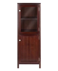 Winsome Brooke Jelly 47.44" Wood 2-Section Cupboard