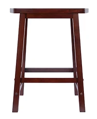Winsome Katashi 23.78" Wood Fan Shape Counter Stool