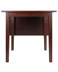 Winsome Perrone 29.13" Wood Drop Leaf Dining Table