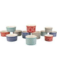 Bia Cordon Bleu Dominique Set of Twelve Ramekins, 6 oz and 10 oz