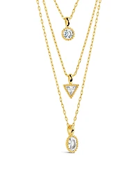 Sterling Forever Julie Layered Necklace