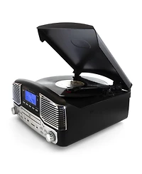 Trexonic Retro Wireless Bluetooth Record and Cd Player