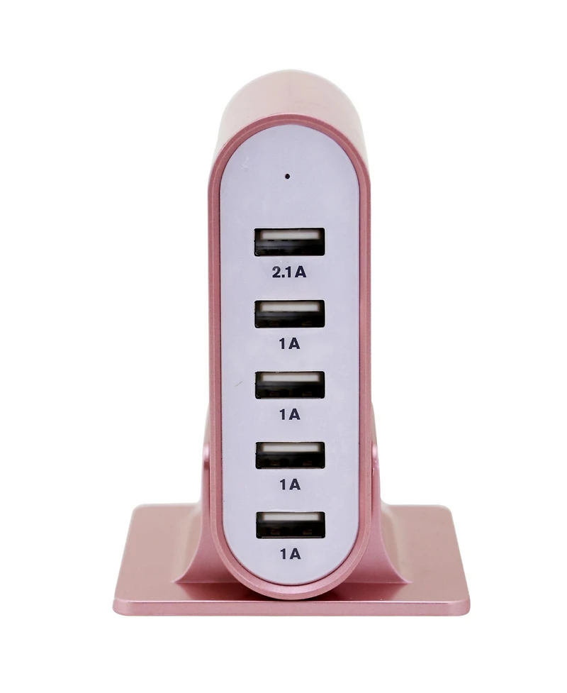 Trexonic 7.1 Amps 5 Port Universal Usb Compact Charging Station