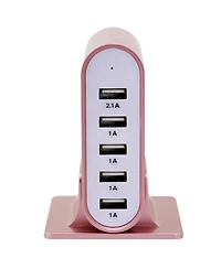 Trexonic 7.1 Amps 5 Port Universal Usb Compact Charging Station