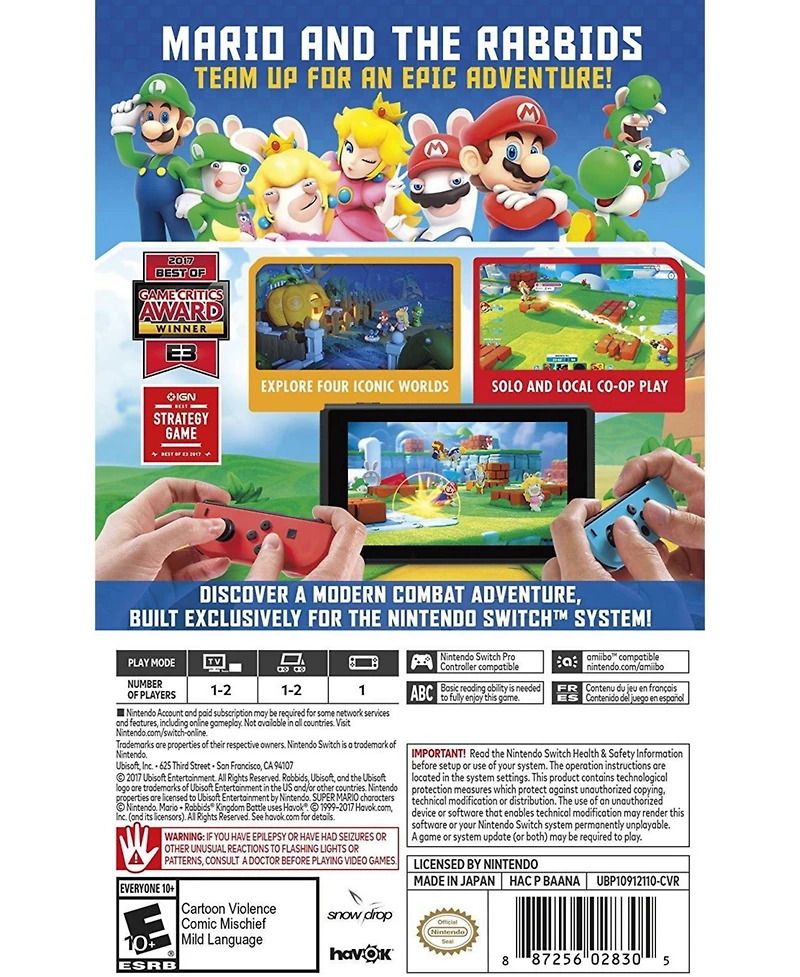 Mario + Rabbids Kingdom Battle (Replen) - Nintendo Switch