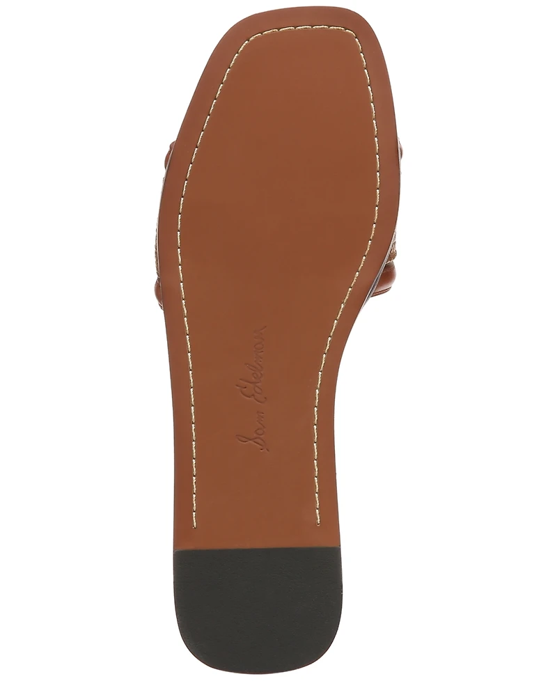 Sam Edelman Women's Irina Logo Emblem Slide Sandals