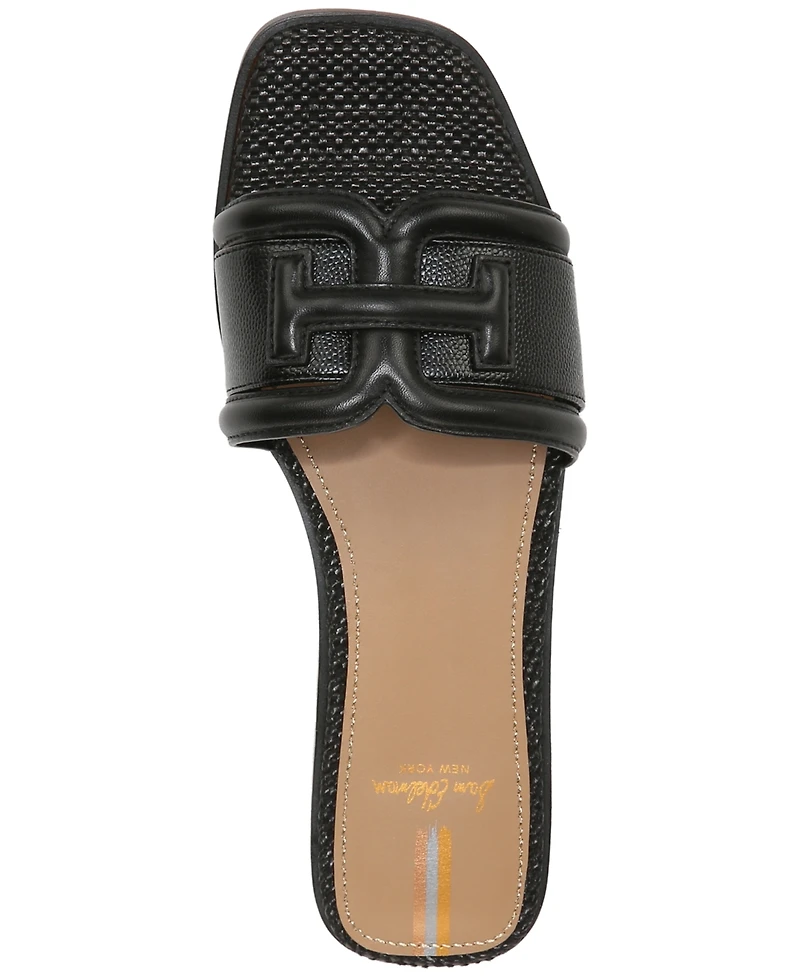 Sam Edelman Women's Irina Logo Emblem Slide Sandals